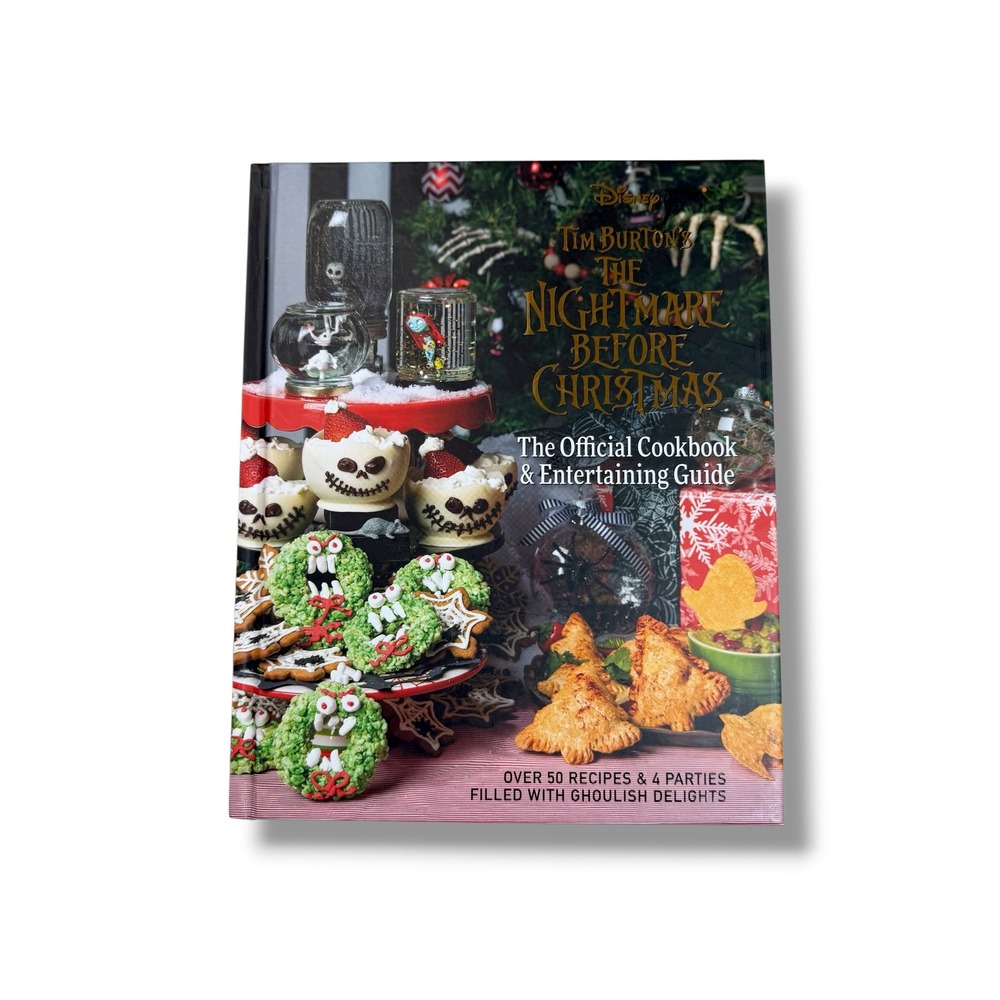 Nightmare Before Christmas Official Cookbook & Entertaining Guide Hardcover 2021